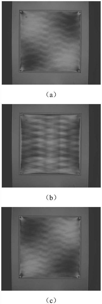 Glass curtain wall stress detection method