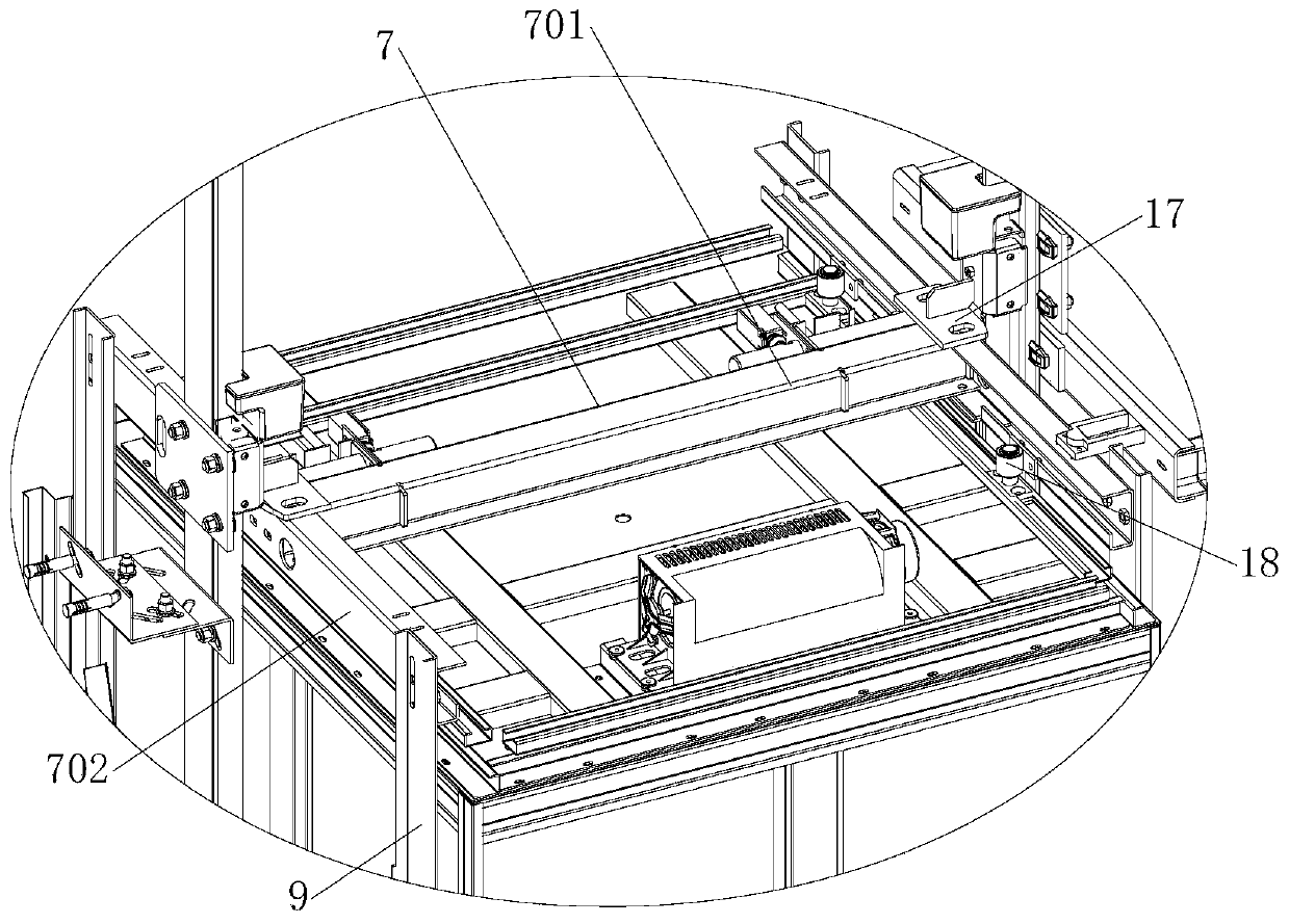 Car-frame-free elevator driven by traction steel belt