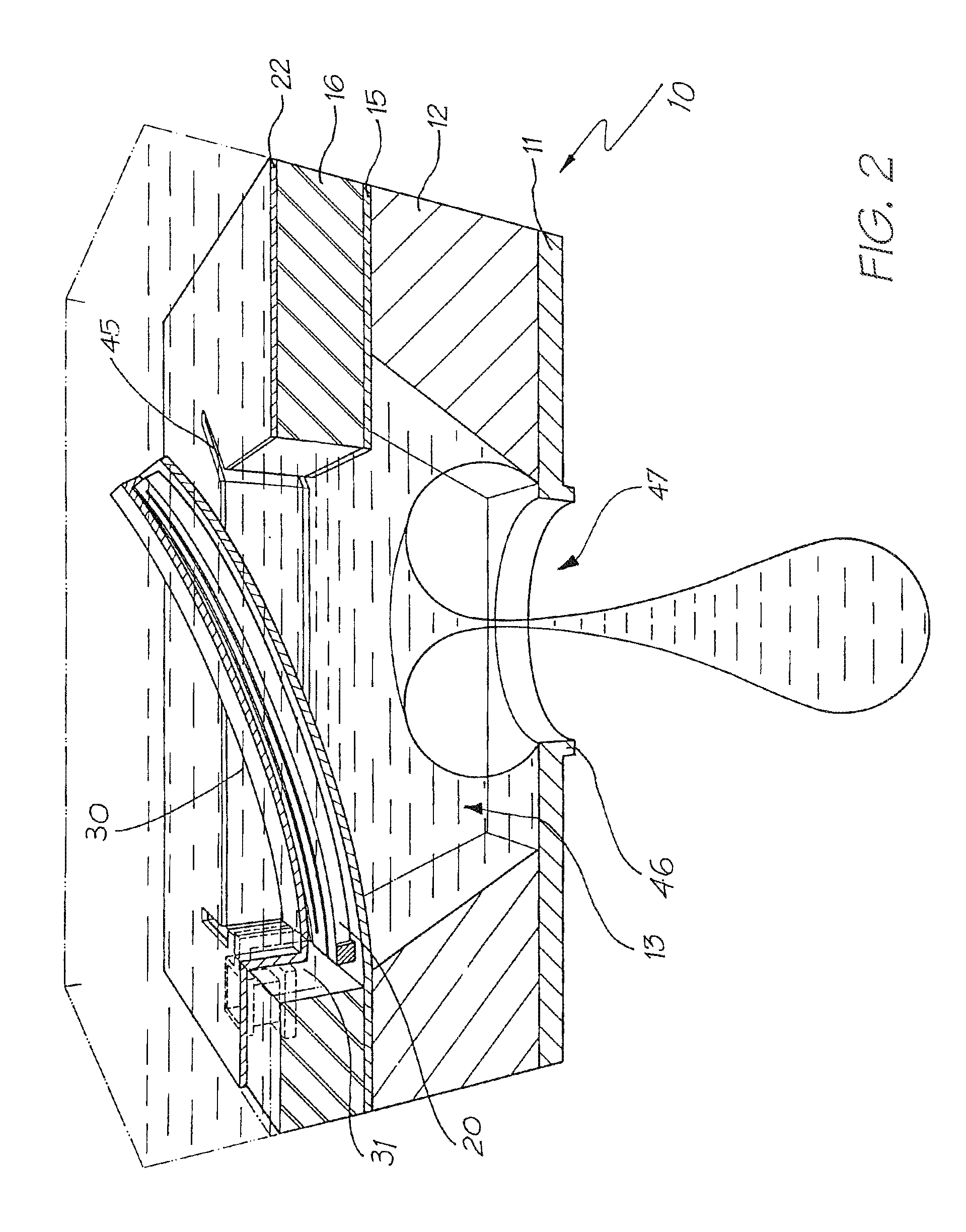 Printhead IC With Small Ink Chambers