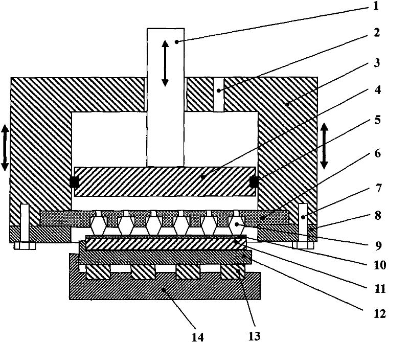 Diamond grinding material sequential arraying system and method