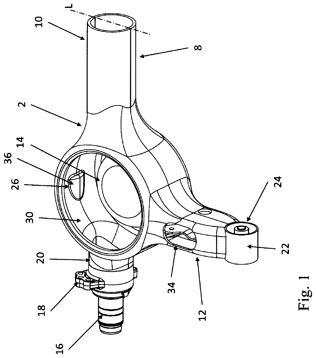 Vehicle rigid axle and method of manufacturing same