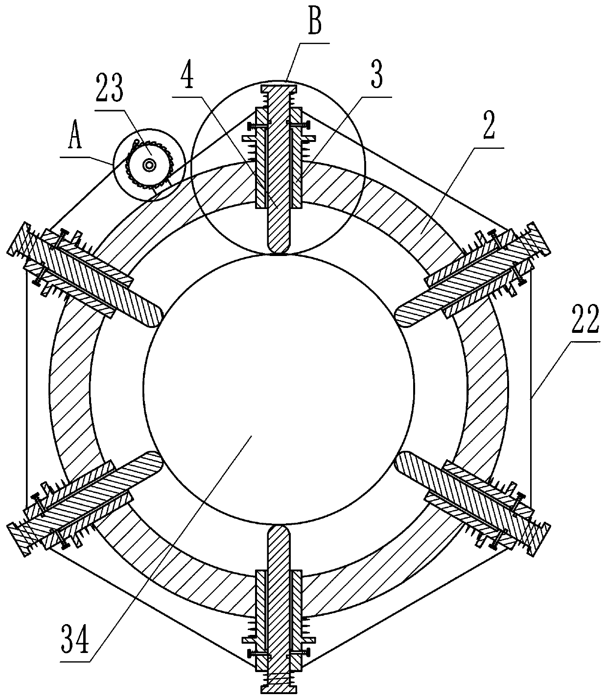 A real-time monitoring oiling device for top rollers of draw frame