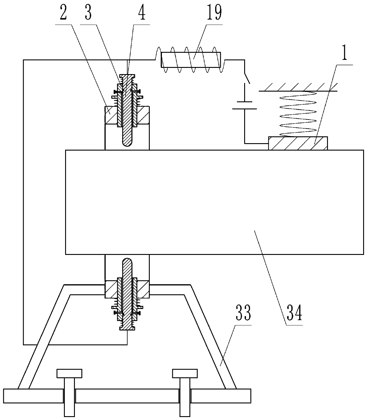 A real-time monitoring oiling device for top rollers of draw frame