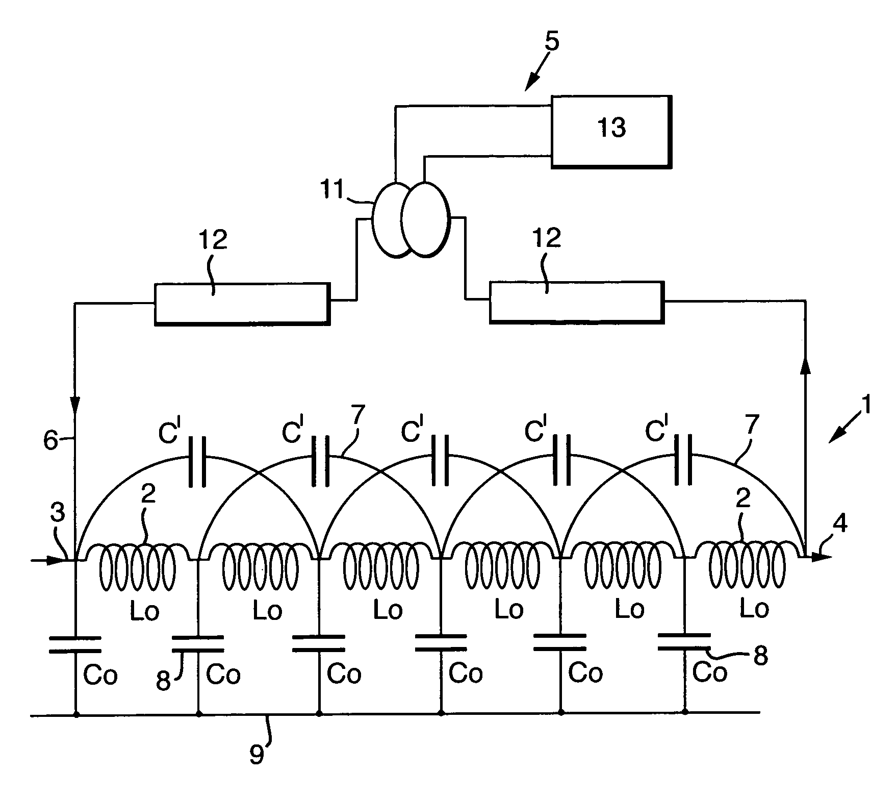 Non-linear dispersive pulse generator