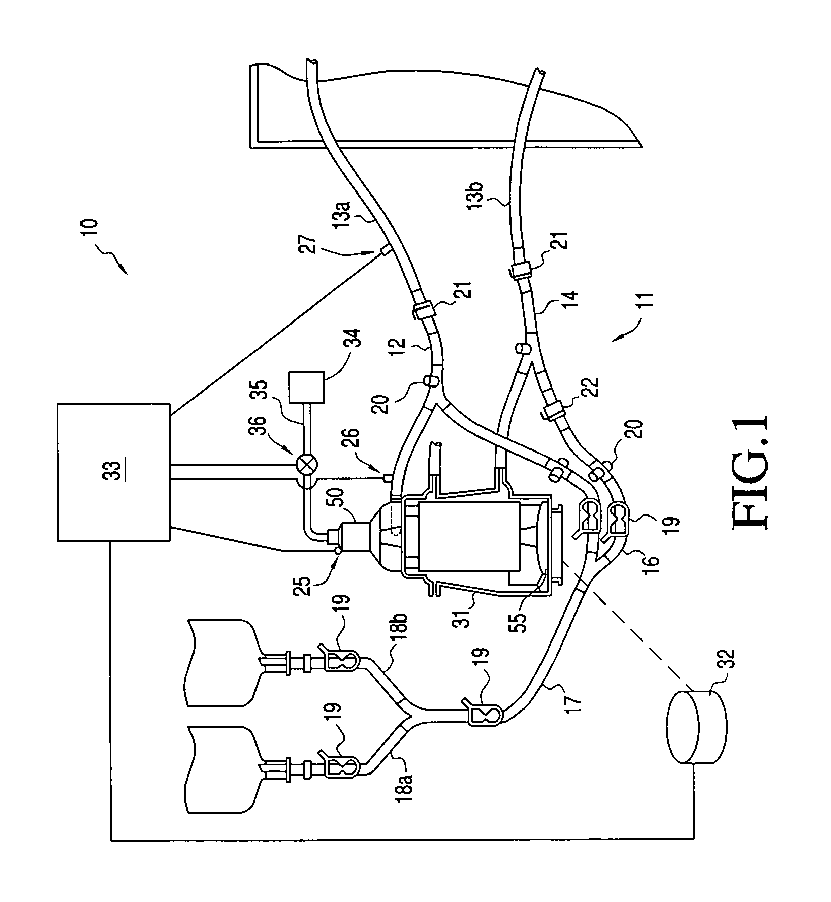 Extracorporeal blood handling system with integrated heat exchanger