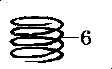 Front fork through damping device element of bicycle rack