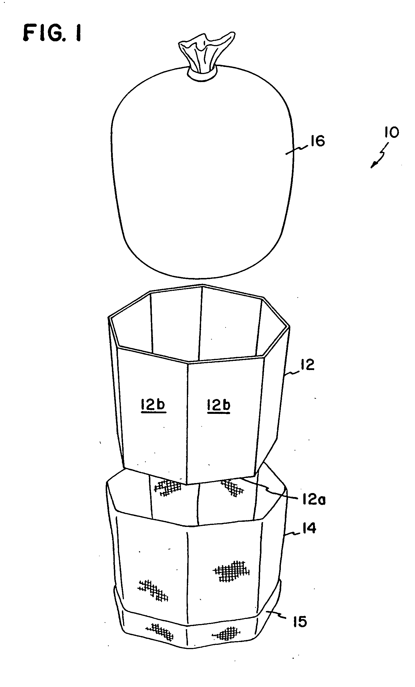 Collapsible bulk material container