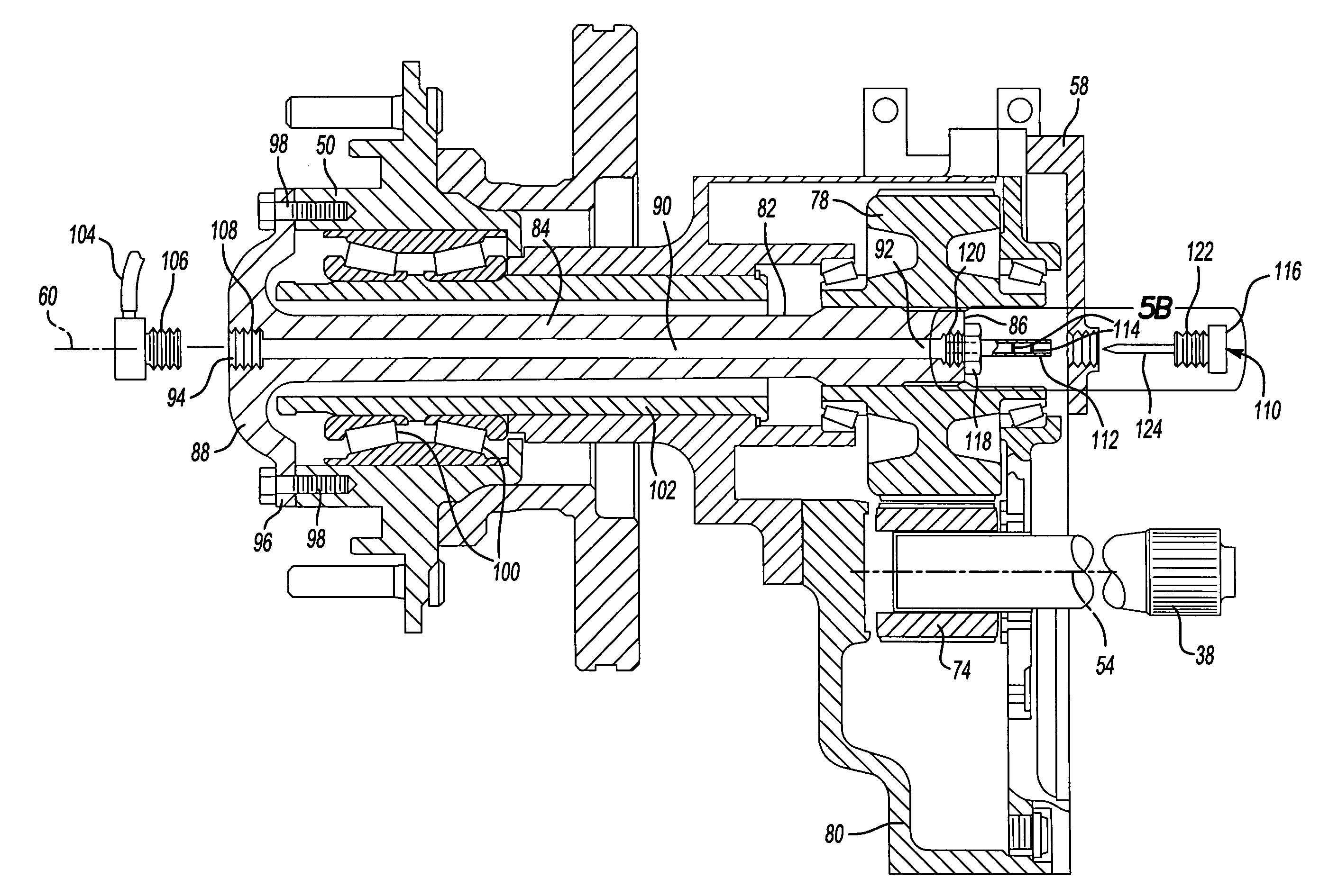 Central tire inflation system for drive axle