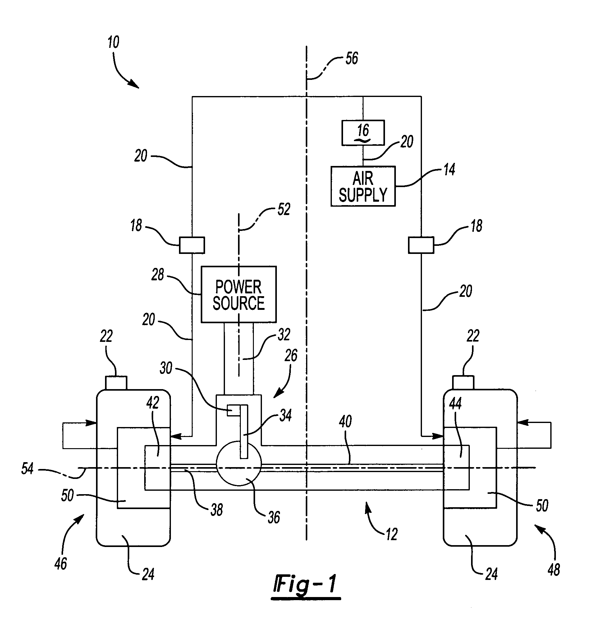 Central tire inflation system for drive axle