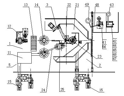 Magnesium, magnesium alloy and wastes thereof based production line for producing particle magnesium desulfurizing agent/particle magnesium alloy desulfurizing agent