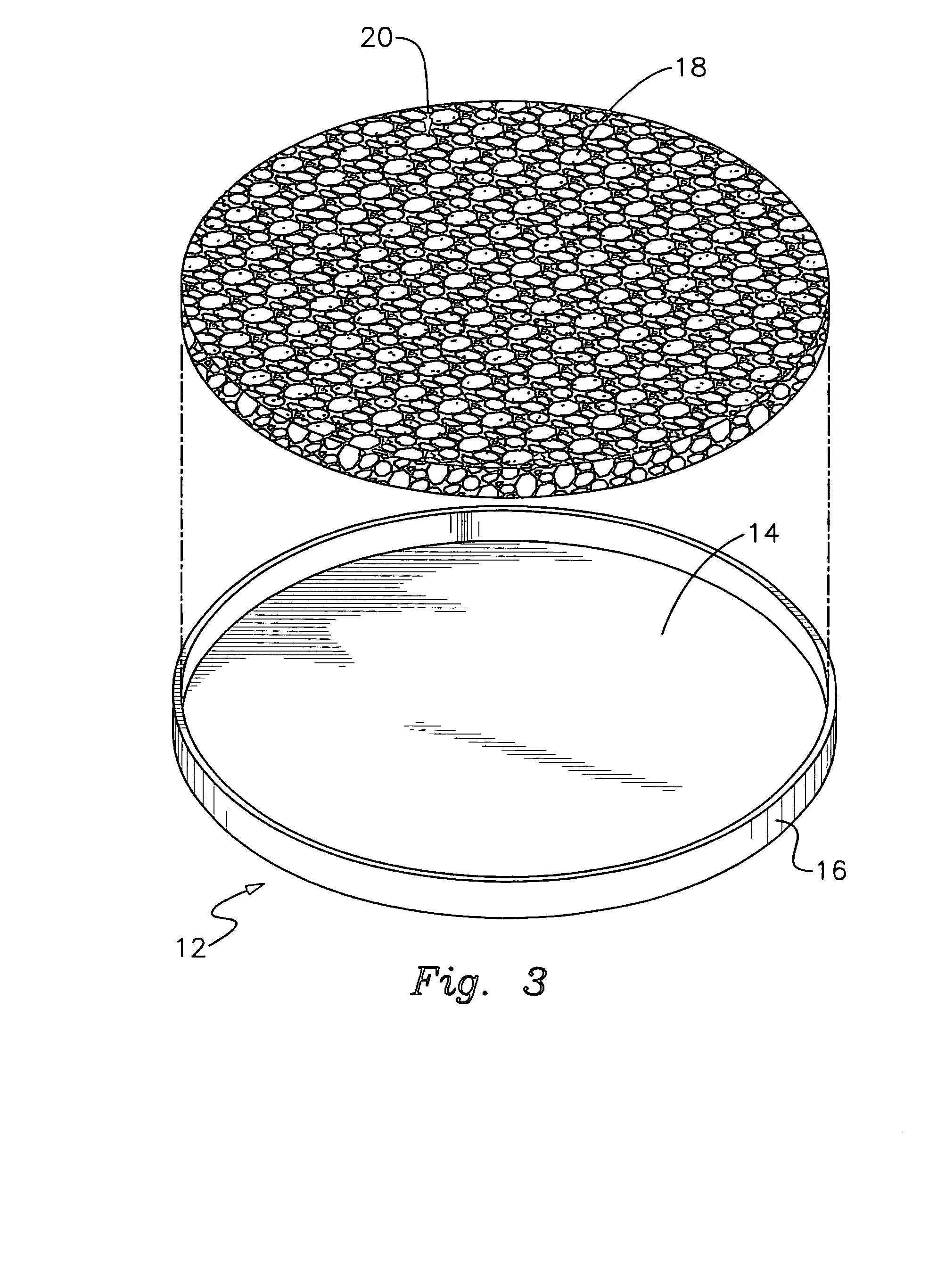 Epoxy rock coaster