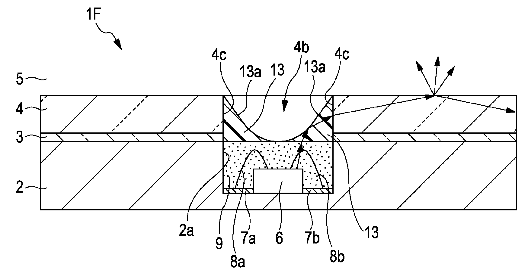 Illumination device and input unit with illumination device