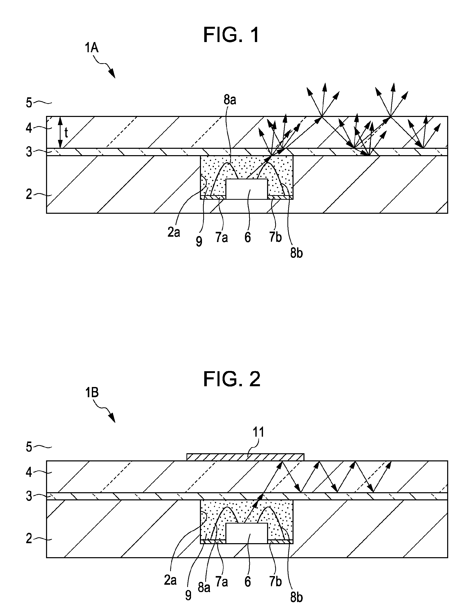 Illumination device and input unit with illumination device