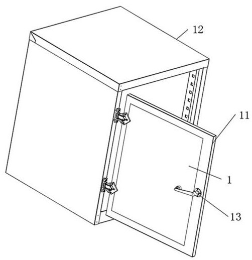 A stamped and formed metal cabinet shell cabinet panel