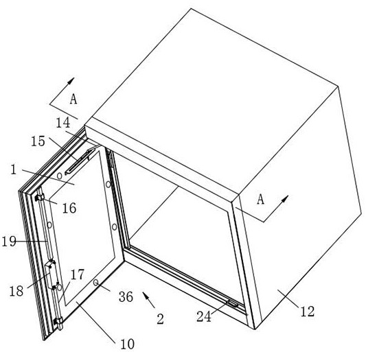 A stamped and formed metal cabinet shell cabinet panel