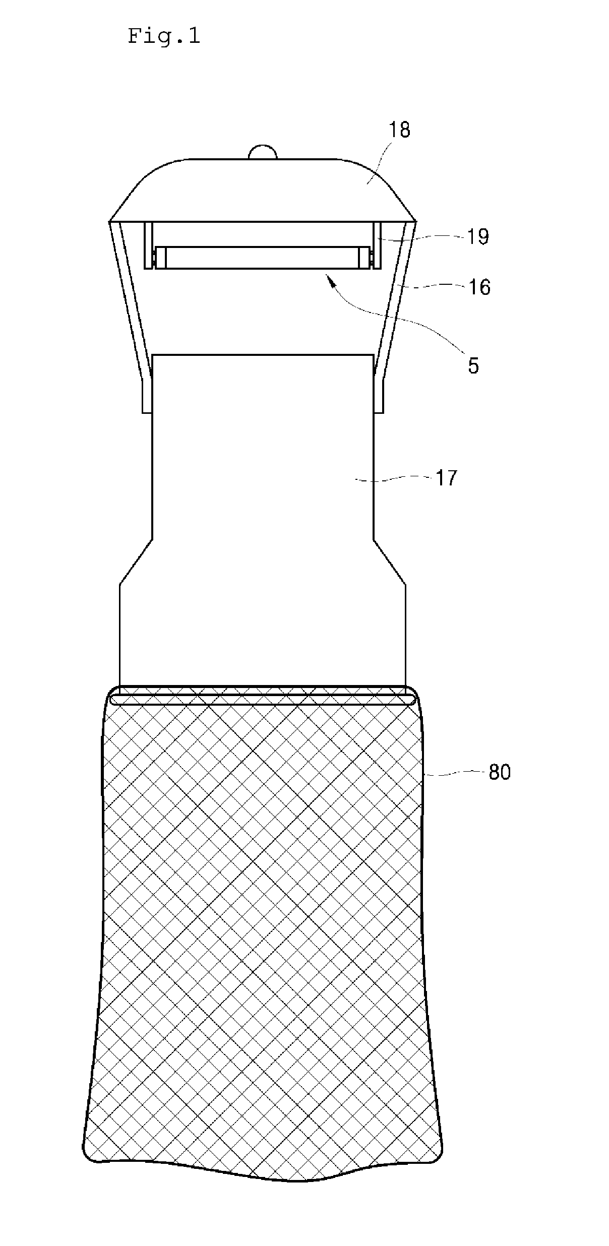 Insect trap using UV LED lamp