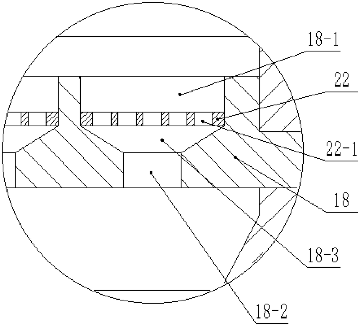 Gear end face cleaning device