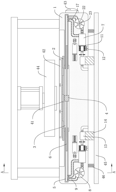 A lead frame die switching device