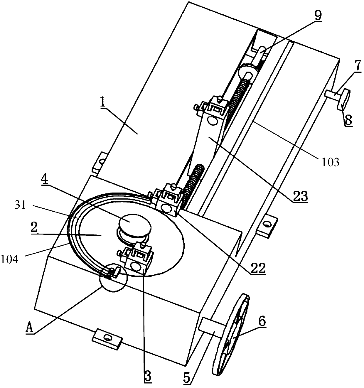 Pipe machining platform for building construction and pipe bending equipment of platform