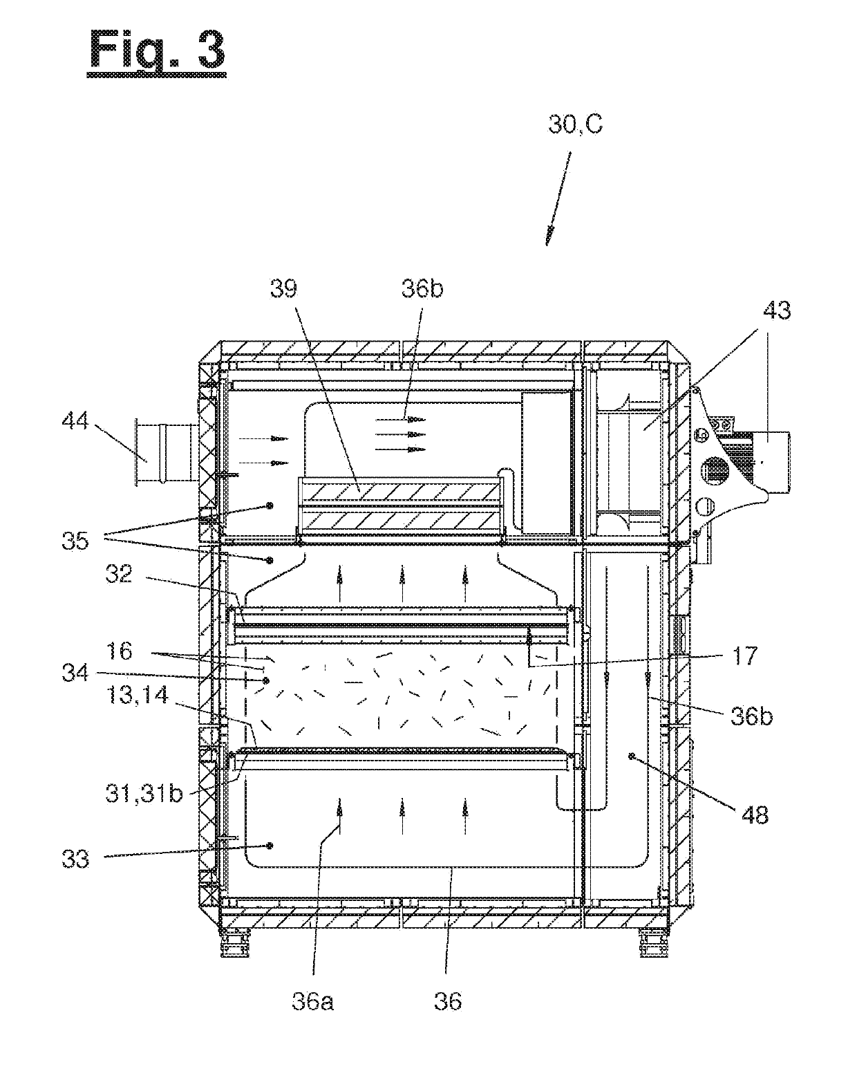 Textile fiber drying