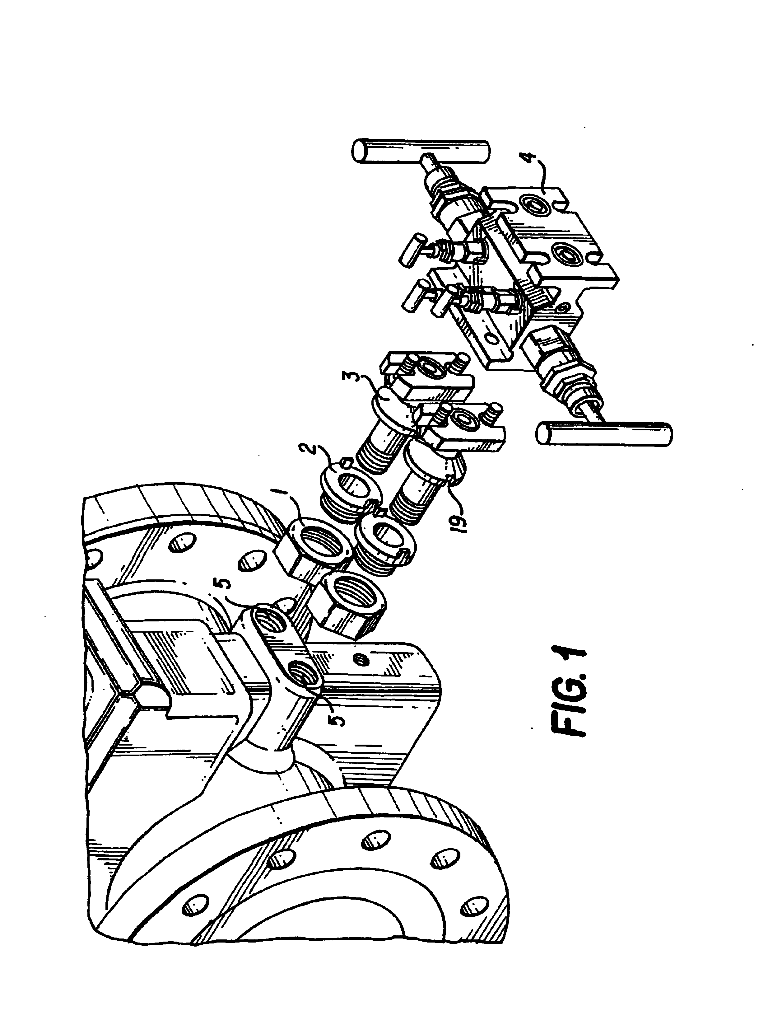 Stabilized tap mounting assembly