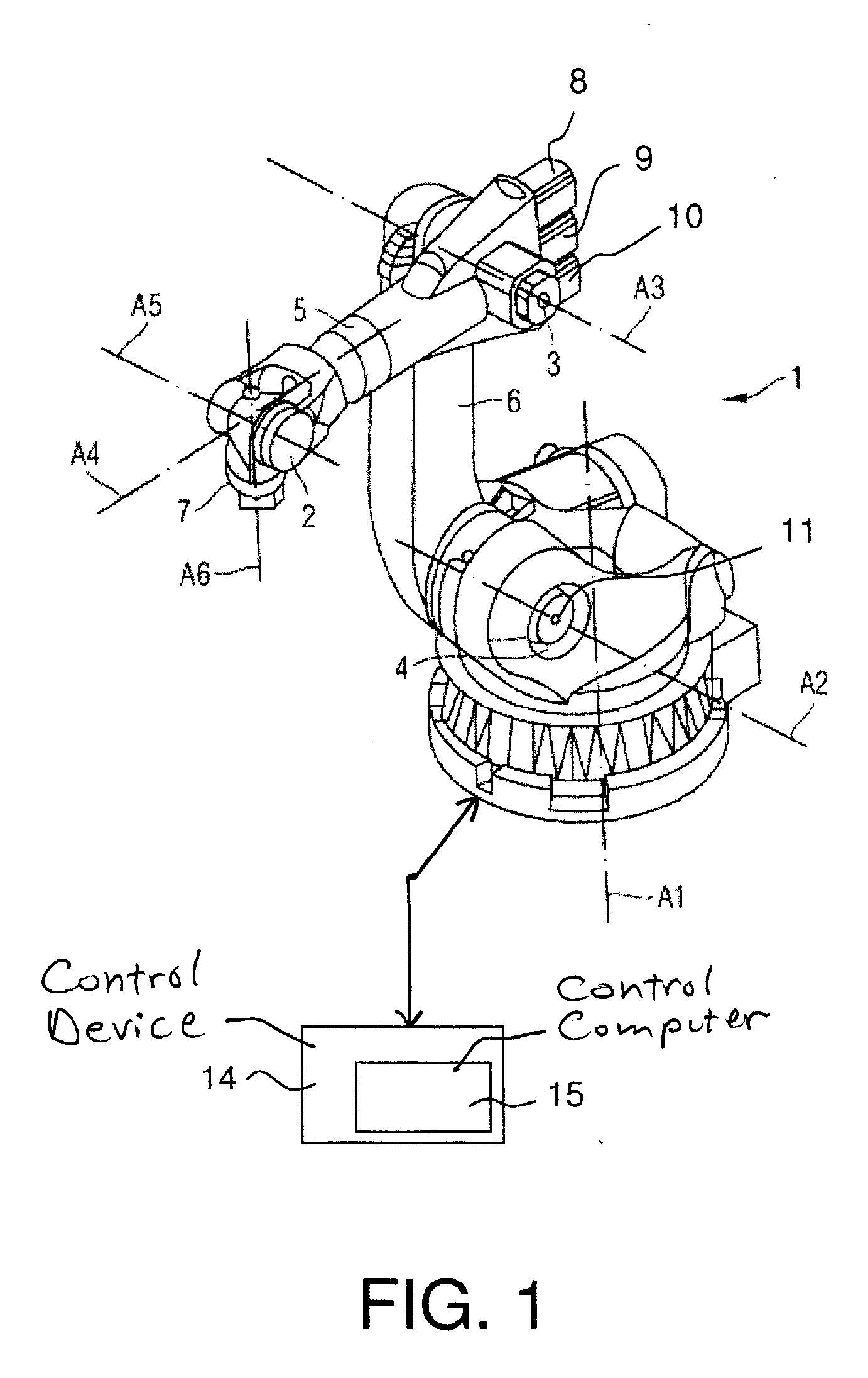 Industrial robot and method to operate an industrial robot