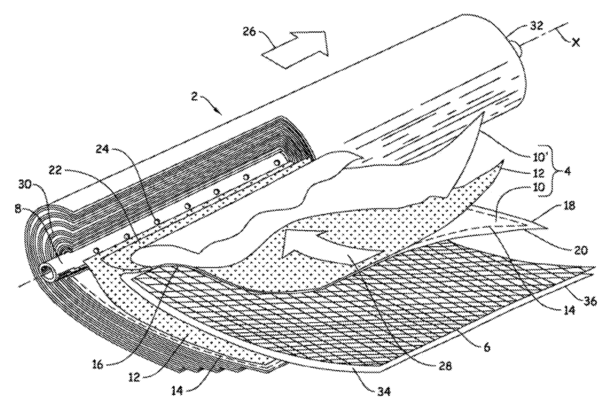 Spiral wound element and seal assembly