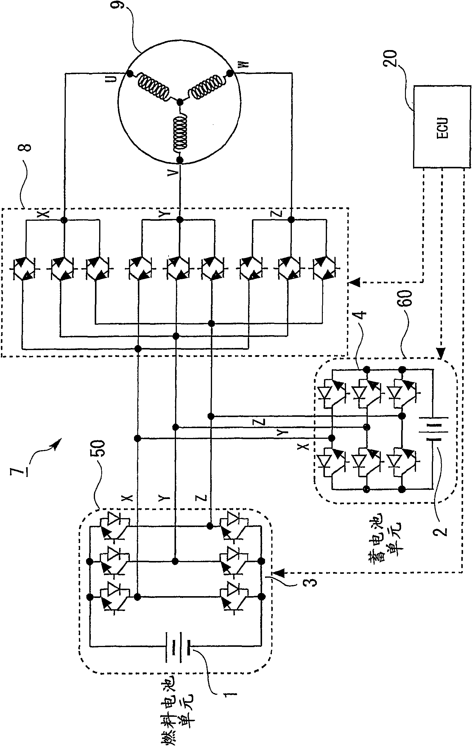 Electric power feeding system