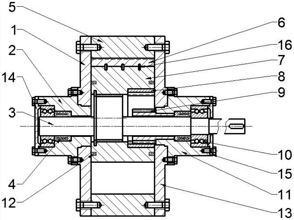 Squeeze type eccentric rotor water pump and its application method