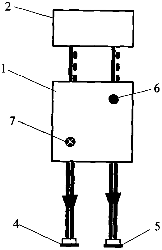 Laser heterodyne interferometry method and device for diagonally incident light based on rectangular prism