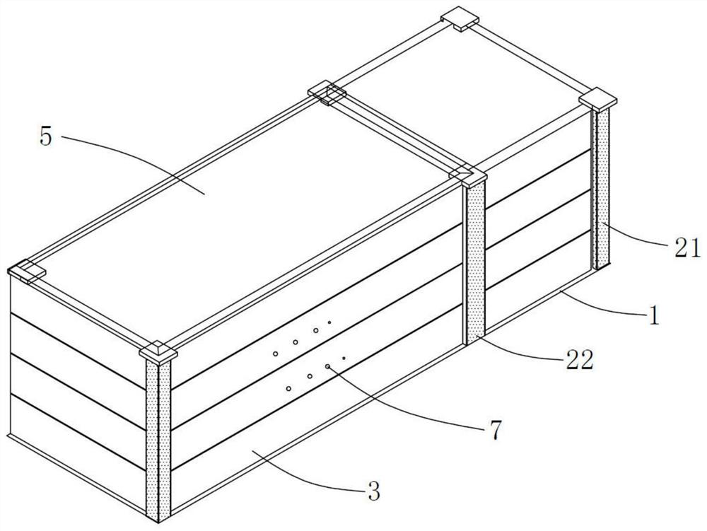 Prefabricated steel concrete combined ring main unit foundation