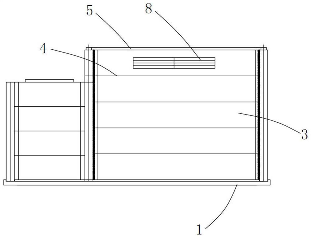 Prefabricated steel concrete combined ring main unit foundation