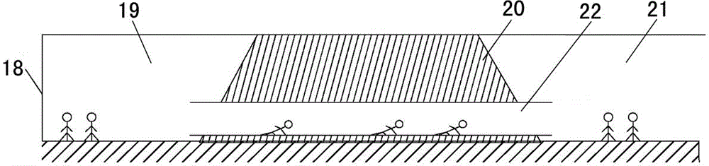 Rapid rescuing method for tunnel gateway collapse