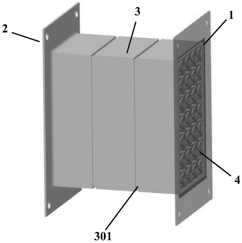 Energy-absorbing box based on three-dimensional structure core of concave polyhedron with negative Poisson's ratio