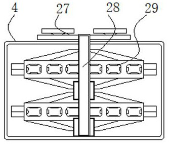 Aircraft runway high-pressure blowing type cleaning device for airport maintenance