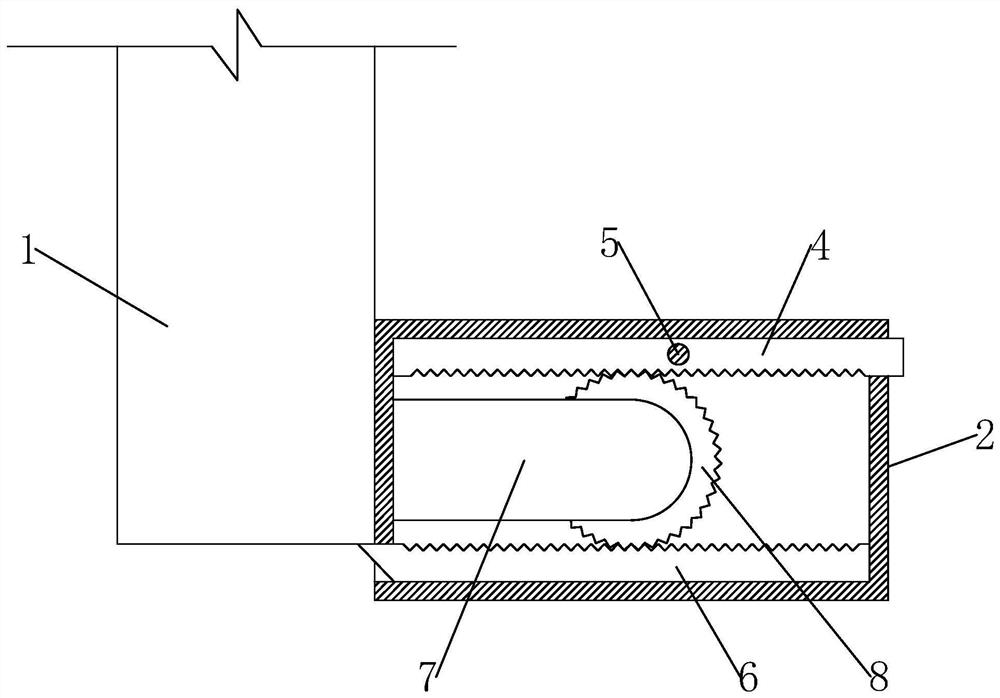 Rice noodle racking mechanism