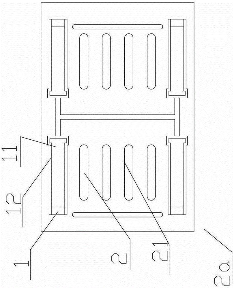 Riveted plate for building installation and building installation structure