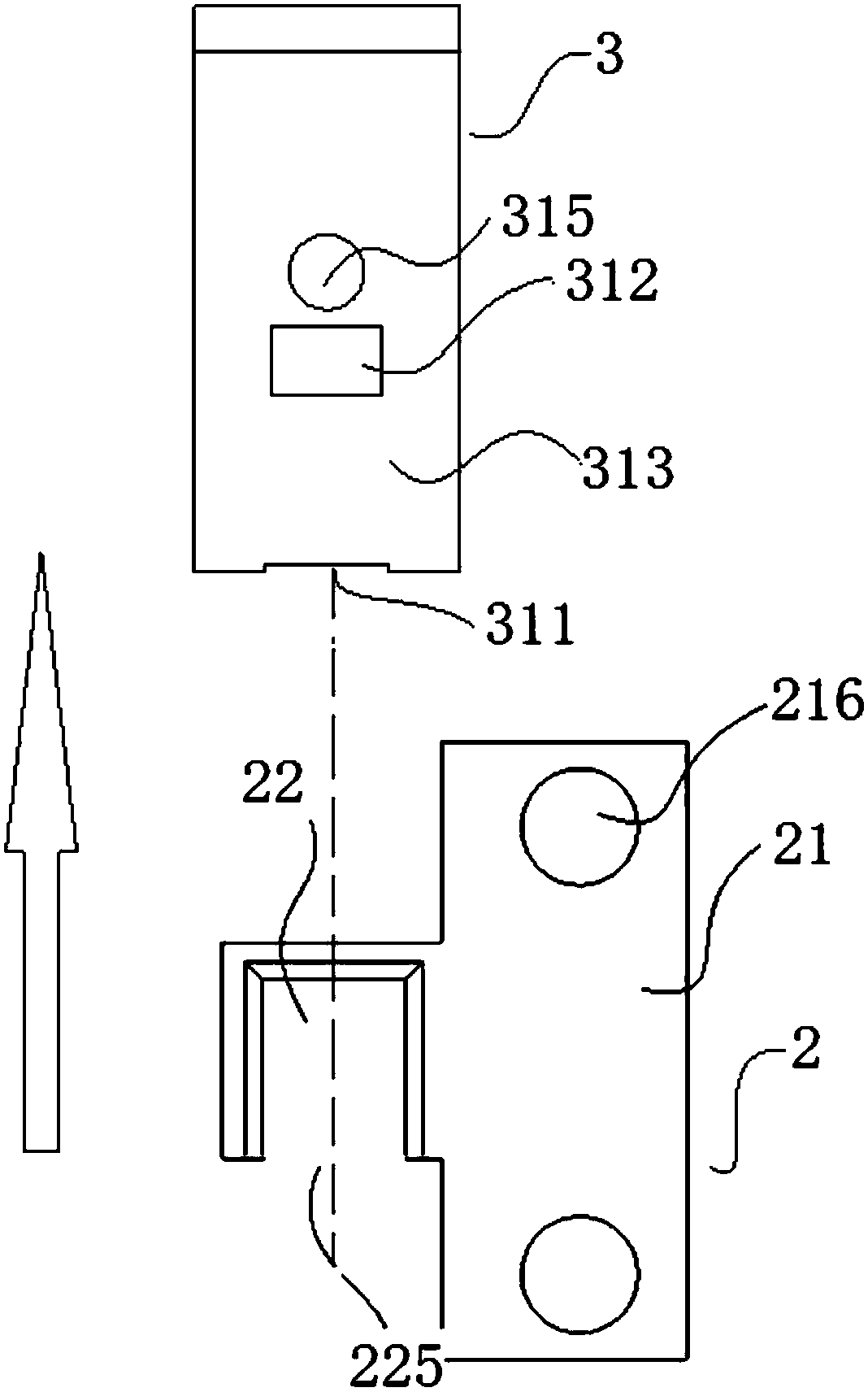 Device for carrier tape bagging and cover tape offset correction after chip package test and process thereof