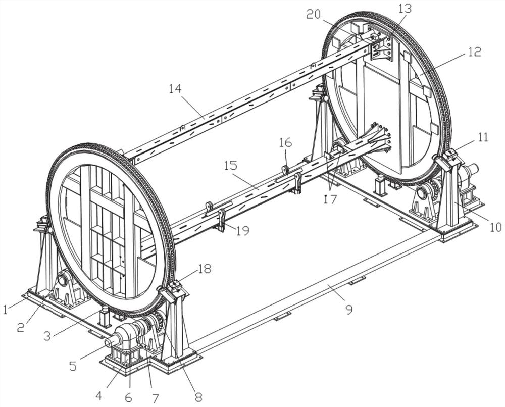 Welding tool for engine base and rack of diesel engine