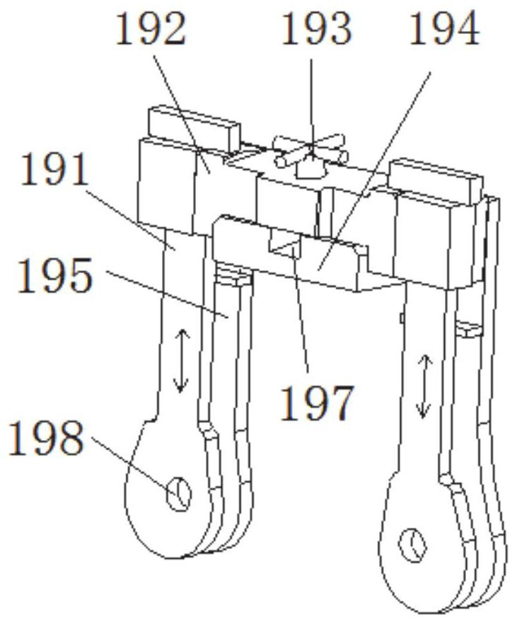 Welding tool for engine base and rack of diesel engine