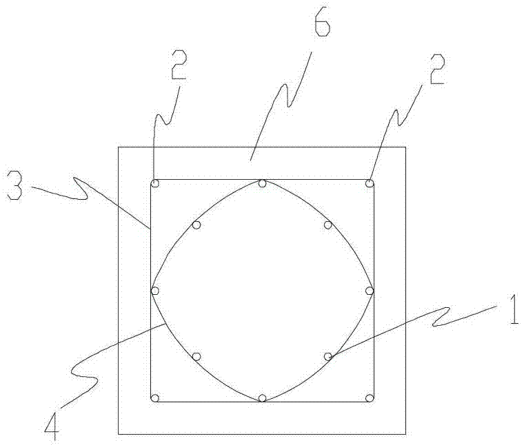 Prestressed concrete solid square pile and making method thereof