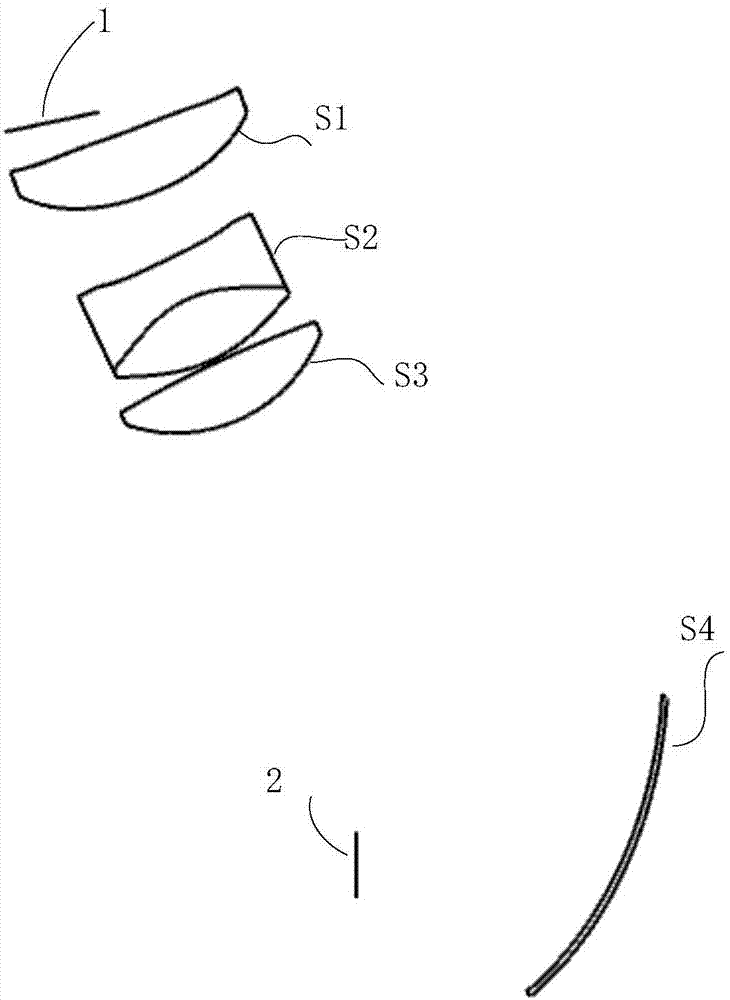 Head-wearing display device