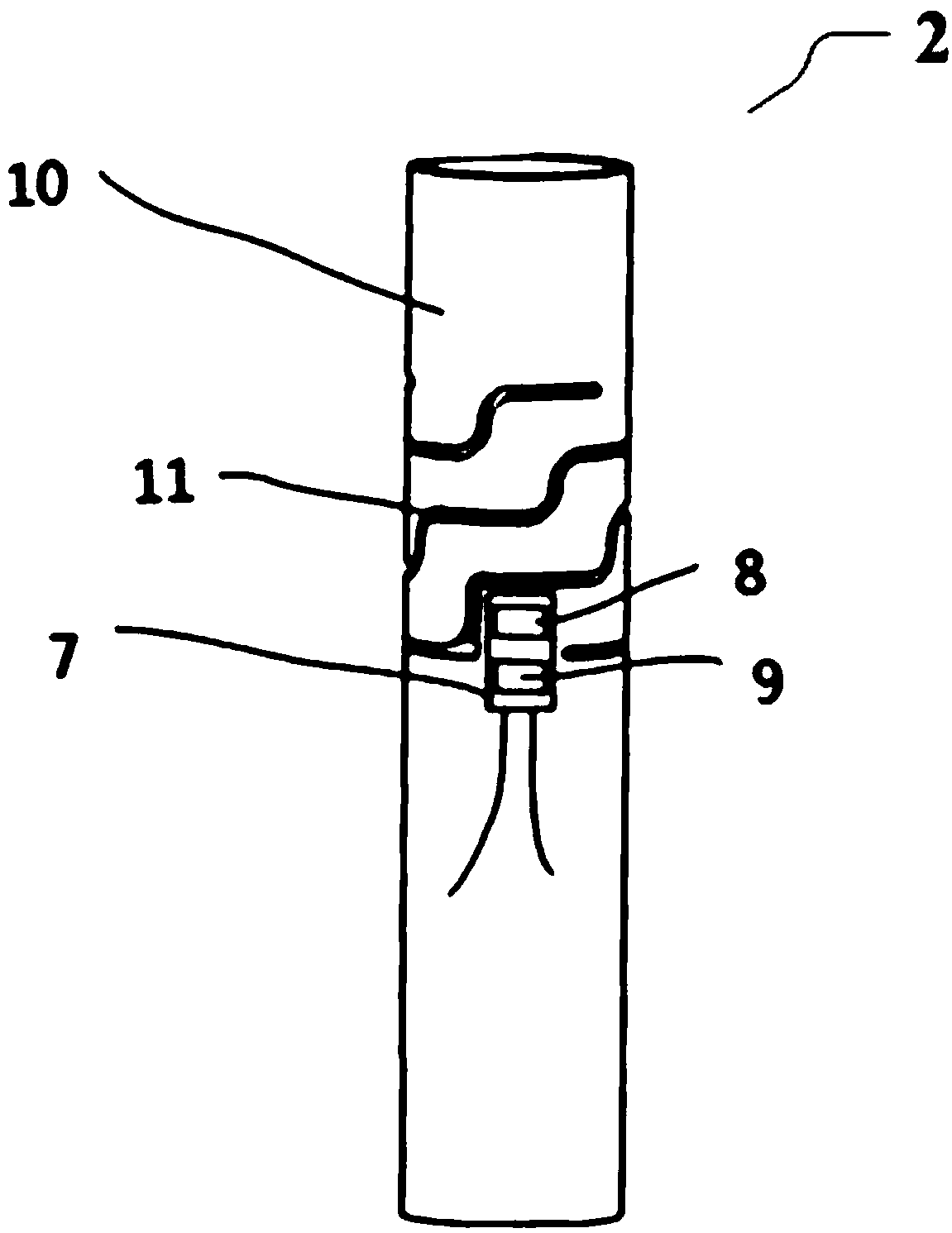 Electrophysiological catheter with pressure sensing function