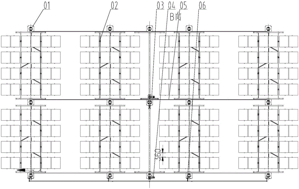 Dual-axis tracking photovoltaic generation device