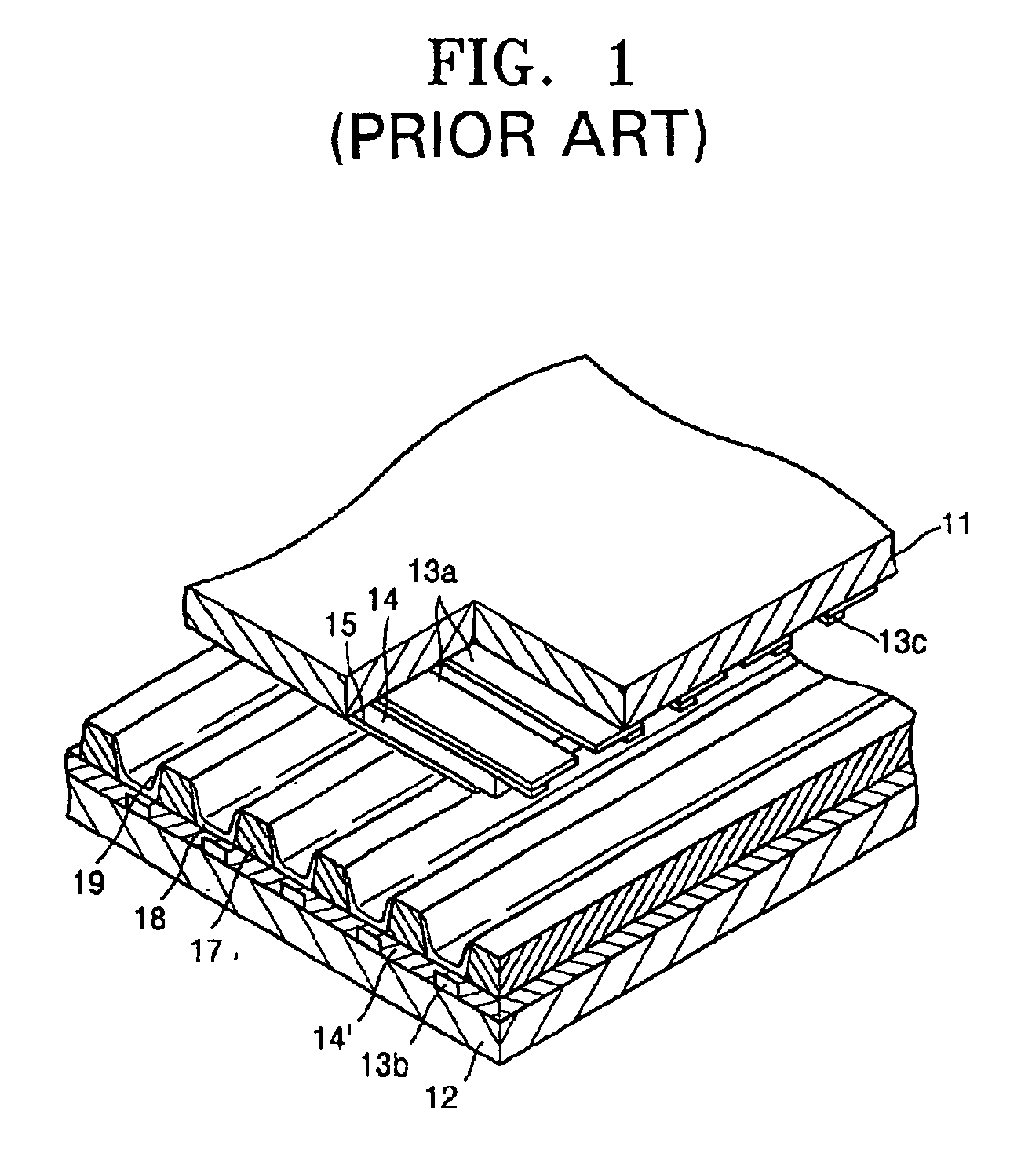 Plasma display panel and method of manufacturing partitions thereof