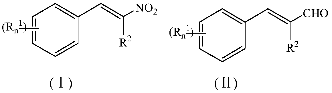 A kind of synthetic method of nitroalkene compound