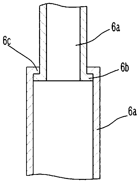 A retractable safety warning device in a mine