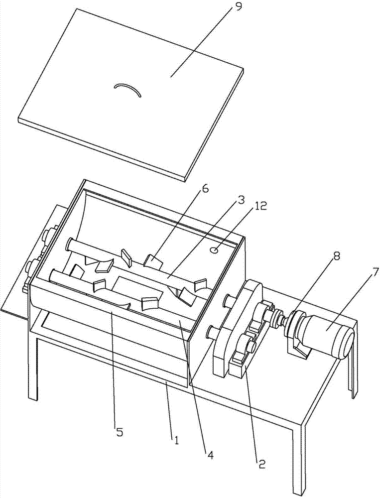 Temperature-controlled MA asphalt mixture stirring apparatus