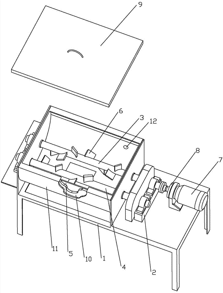 Temperature-controlled MA asphalt mixture stirring apparatus