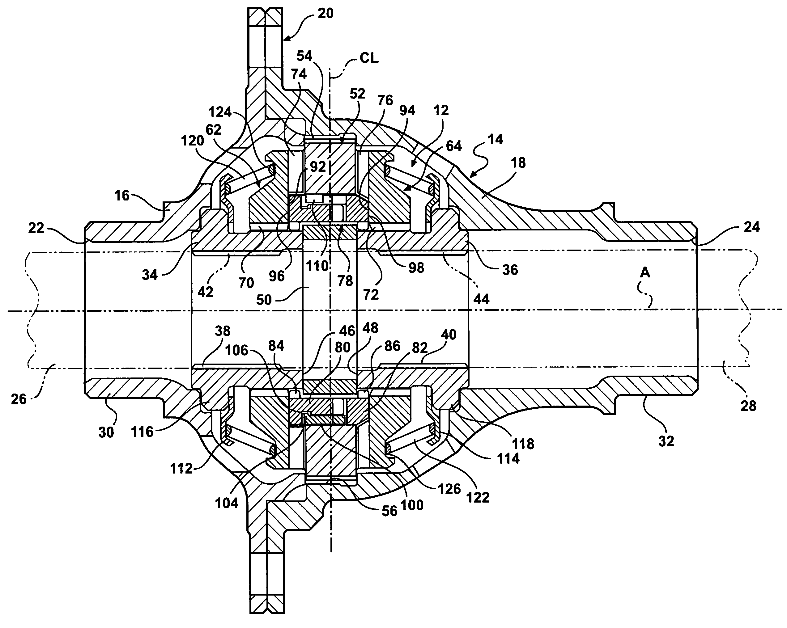 Locking differential